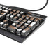 Marijuana Brown Checkered K95 RGB PLATINUM Mechanical Gaming Keyboard Skin