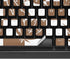 Marijuana Brown Checkered K95 RGB PLATINUM Mechanical Gaming Keyboard Skin