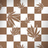 Marijuana Brown Checkered Dell Latitude Skin