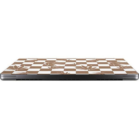 Marijuana Brown Checkered Apple MacBook Pro 14-inch Skin