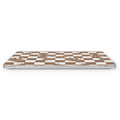 Marijuana Brown Checkered Apple MacBook Pro 16-inch Skin