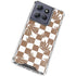 Marijuana Brown Checkered Moto G 5G (2025) Clear Case