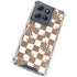 Marijuana Brown Checkered Moto G Power 5G (2025) Clear Case