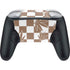 Marijuana Brown Checkered Nintendo Switch 2 (2025) Pro Controller Skin
