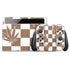 Marijuana Brown Checkered Nintendo Skins