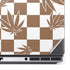 Marijuana Brown Checkered Dell Precision Skin