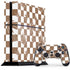 Marijuana Brown Checkered PlayStation PS4 Skins
