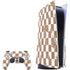 Marijuana Brown Checkered PlayStation PS5 Skins
