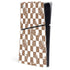 Marijuana Brown Checkered PS5 Slim Digital Edition Console Skin