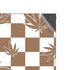 Marijuana Brown Checkered XBox Series X Digital Edition Console Skin