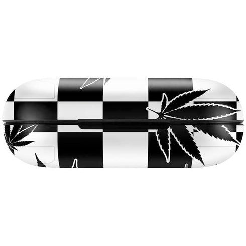 Marijuana Checkered Amazon Echo Buds Skin