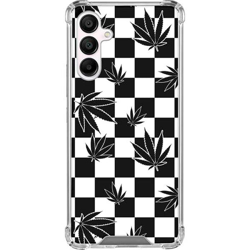 Marijuana Checkered Galaxy A16 5G Clear Case
