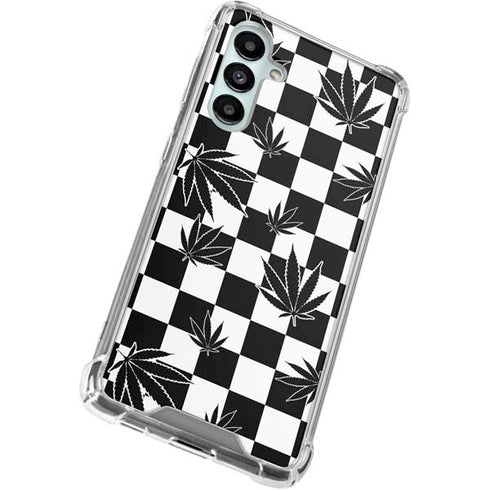 Marijuana Checkered Galaxy A16 5G Clear Case