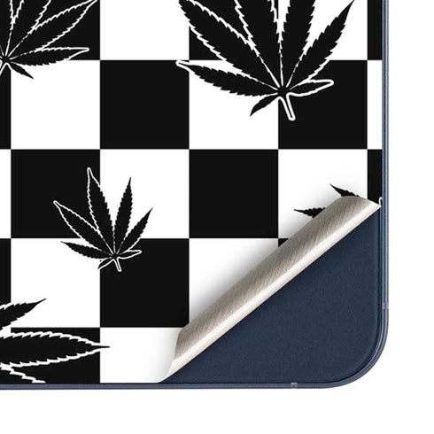 Marijuana Checkered Galaxy A35 5G Skin