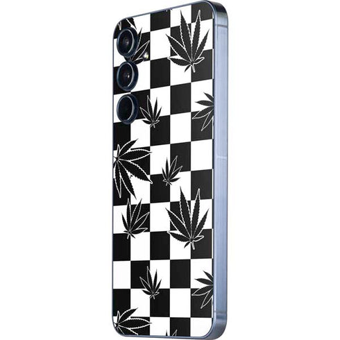 Marijuana Checkered Galaxy A36 5G Skin