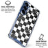 Marijuana Checkered Galaxy S25 Clear Case
