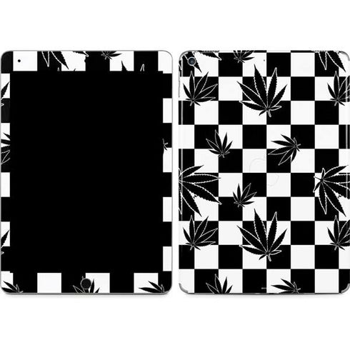 Marijuana Checkered iPad Skins