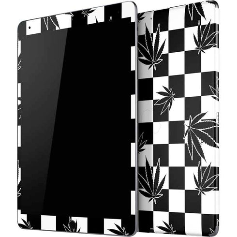 Marijuana Checkered iPad Skins
