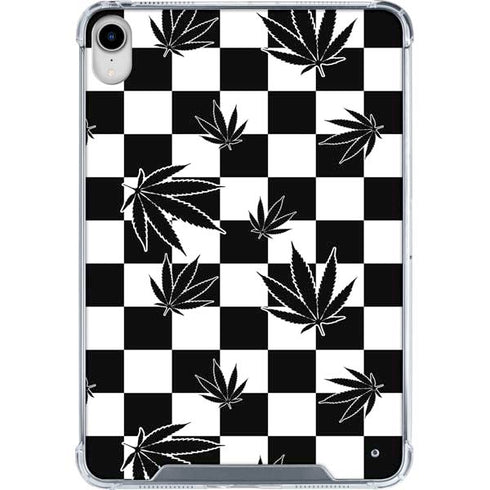 Marijuana Checkered iPad 11th Gen (2025) Clear Case