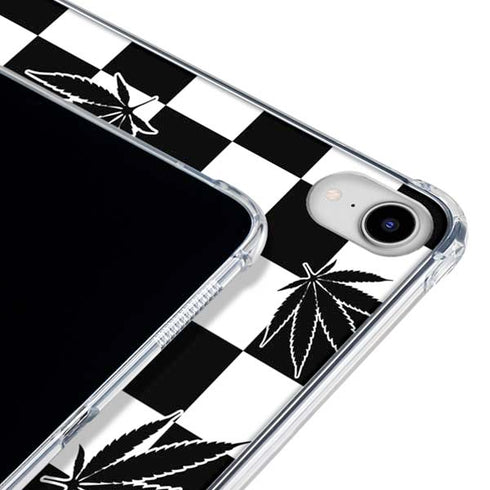 Marijuana Checkered iPad 11th Gen (2025) Clear Case