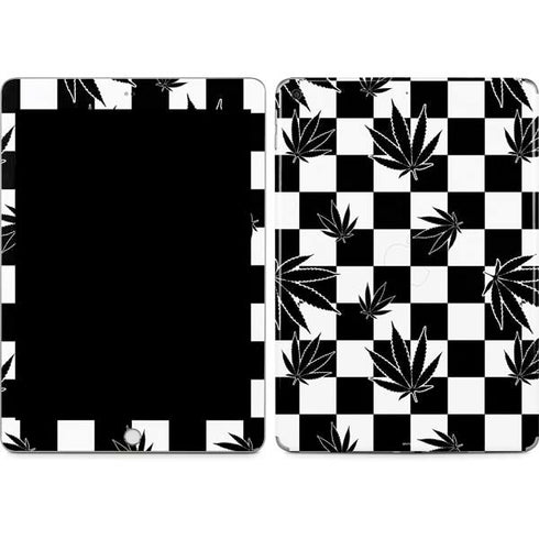 Marijuana Checkered Apple iPad Skin