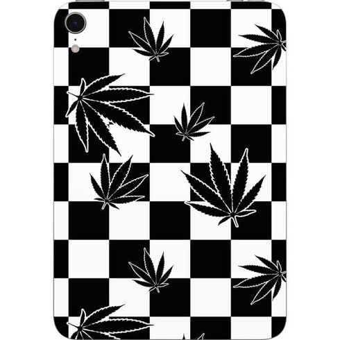 Marijuana Checkered Apple iPad Mini Skin