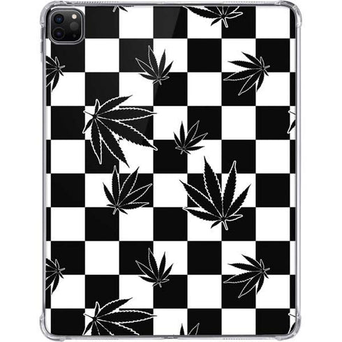 Marijuana Checkered iPad Pro 11in (2024) Clear Case