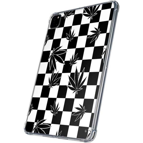 Marijuana Checkered iPad Pro 11in (2024) Clear Case