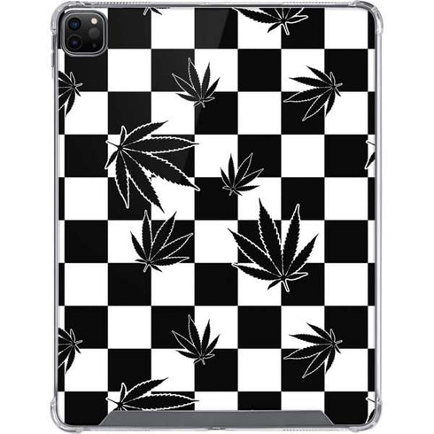 Marijuana Checkered iPad Cases