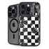 Marijuana Checkered iPhone 15 Pro Kickstand Case