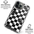 Marijuana Checkered iPhone 16 Pro Max Clear Case