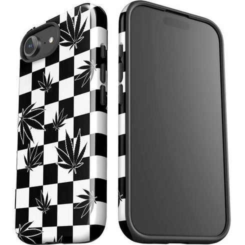 Marijuana Checkered iPhone 16e Impact Case