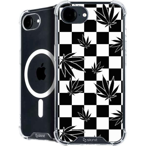 Marijuana Checkered iPhone 16e MagSafe Case