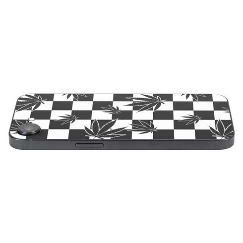 Marijuana Checkered iPhone 16e Skin