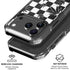 Marijuana Checkered iPhone 18 Pro Clear Case