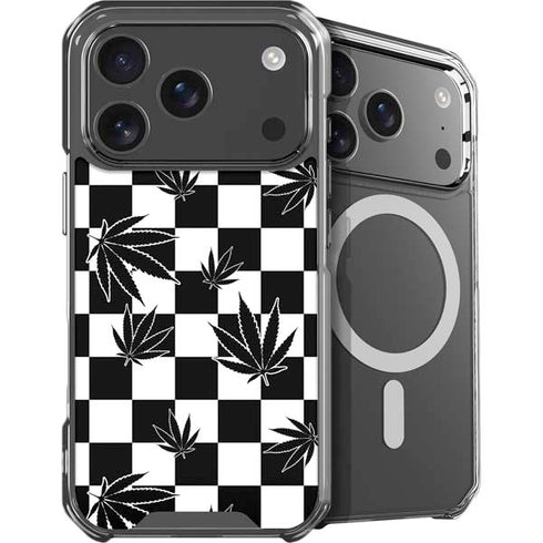 Marijuana Checkered iPhone 18 Pro MagSafe Case