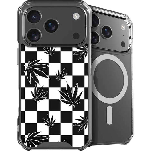 Marijuana Checkered iPhone 18 Pro Max MagSafe Case