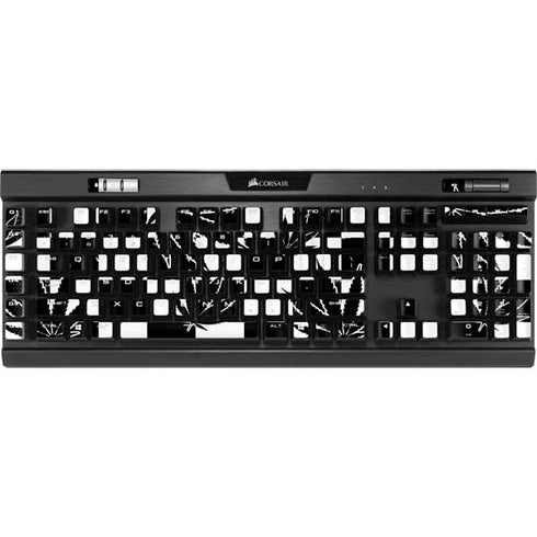 Marijuana Checkered K95 RGB PLATINUM Mechanical Gaming Keyboard Skin