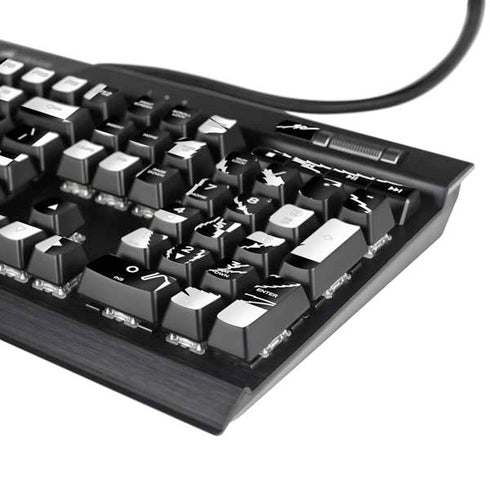 Marijuana Checkered K95 RGB PLATINUM Mechanical Gaming Keyboard Skin