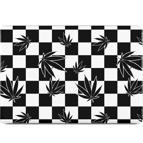 Marijuana Checkered MacBook Skins