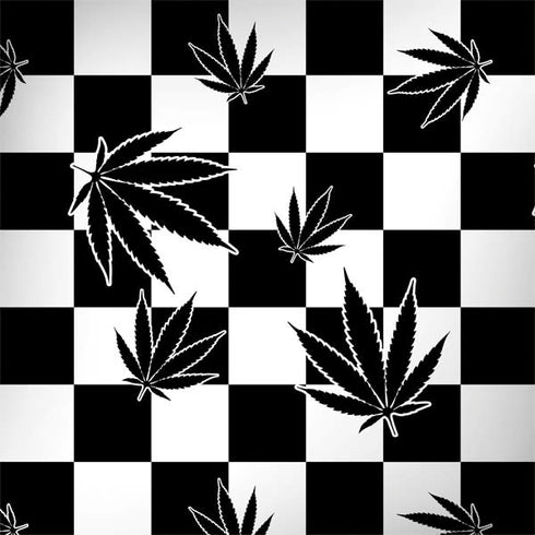Marijuana Checkered MacBook Skins