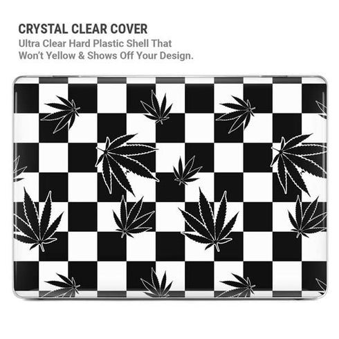 Marijuana Checkered MacBook Cases