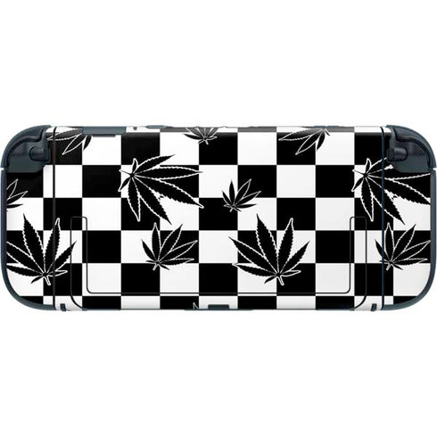 Marijuana Checkered Nintendo Switch 2 (2025) with Joy-Con Skin
