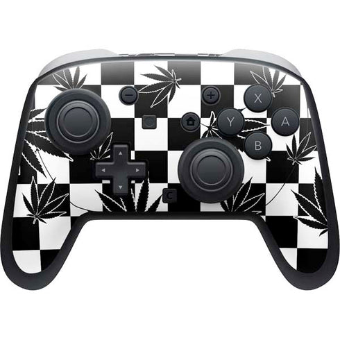 Marijuana Checkered Nintendo Skins