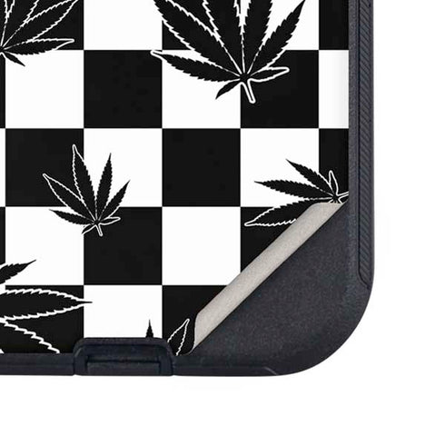 Marijuana Checkered Otterbox Defender iPhone Skin