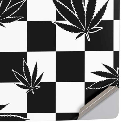 Marijuana Checkered PS5 Pro Disk Console Skin