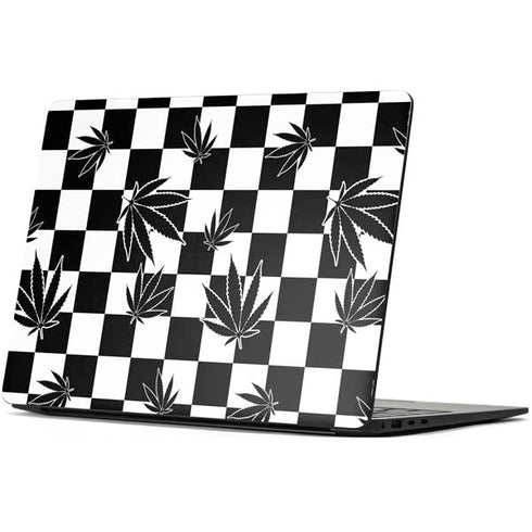 Marijuana Checkered Surface Laptop 7 13.8in Skin