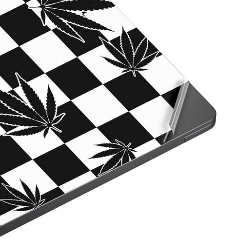 Marijuana Checkered Surface Laptop 7 15in Skin