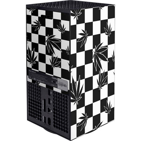 Marijuana Checkered Xbox Series X Bundle Skin