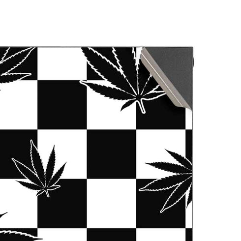 Marijuana Checkered XBox Series X Digital Edition Console Skin